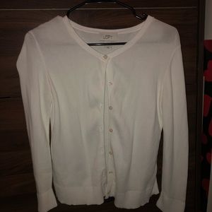 Women’s White Sweater/Cardigan